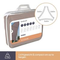 Perel GSS3360TA Schaduwdoek sun sails 3600 mm x 3600 mm 1 stuk(s) - thumbnail