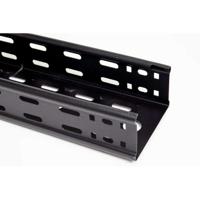 Kabelgoot structuur zwart 100mm 60mm hoog RAL9005 3 meter prijs per meter nieuw - thumbnail