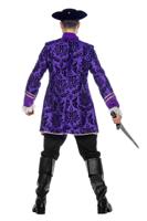 Venetiaans kostuum paars - thumbnail