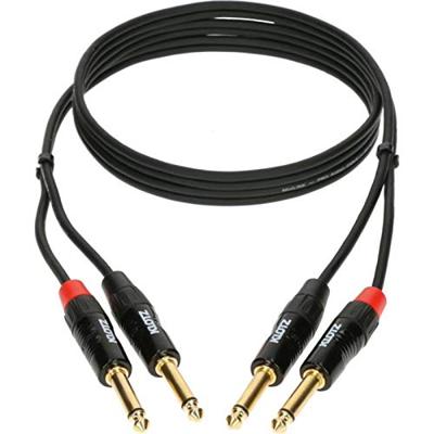 Klotz KT-JJ300 Stereo twin kabel met Jack pluggen 3 meter