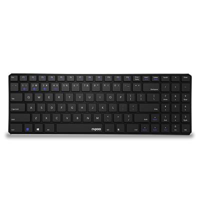 Rapoo toetsenbord mm slim zwart e9100m
