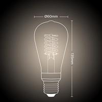 Philips Hue White 1-pack ST64 E27 Edison met zichtbare gloeidraad - thumbnail
