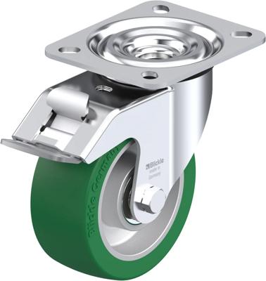 Blickle L-ALST 100K-FI Zwenkwiel met rem Wieldiameter: 100 mm Draagvermogen (max.): 250 kg 1 stuk(s)