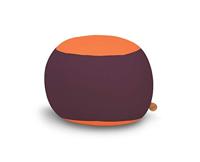 Terapy Stanley zitzak - Aubergine + Oranje | 70cm x 70cm x 80cm - thumbnail