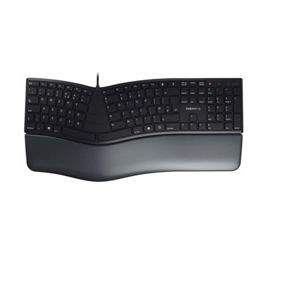 CHERRY KC 4500 ERGO toetsenbord Universeel USB QWERTY Brits Engels Zwart