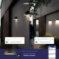 Nordlux LED Wandlamp Arcus Smart Light zwart 10W 2700K - 4806460 - thumbnail