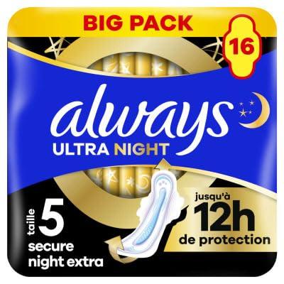 Maandverband ultra secure night 16 Stuks