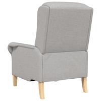 Fauteuil Wolken grijs 76 x 94 x 102 cm Stof - thumbnail