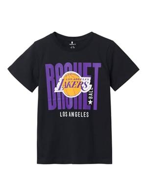 Shirt Name It NBA Zwart - Maat: 9-10 Jaar