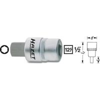 HAZET Dopsleutelbit 986-4 · 1/2 inch (12,5 mm) vierkant hol · Binnen-zeskant-profiel · SW 4 mm - thumbnail