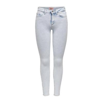 Only / Skinny jeans onlBlush Life Mid Raw Ankle BB REA298 in blauw