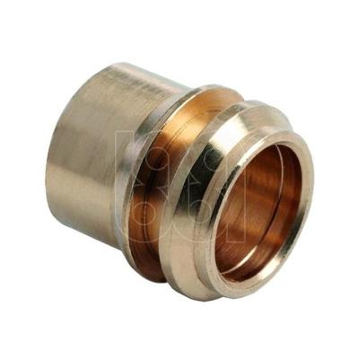 Bonfix knelkoppeling - Verloopset 1-delig / 3-delig - 22mm x 15mm - Messing