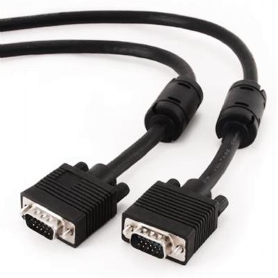 Premium VGA HD15M/HD15M dual-shielded w/2*ferrite 10ft cable, black color Premium VGA HD15M/HD15M dual-shielded w/2*ferrite 10ft cable, black color