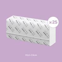 Satino prestige handdoek z-vouw tissue 2 lgs 20.6 (3750 stuks) - thumbnail