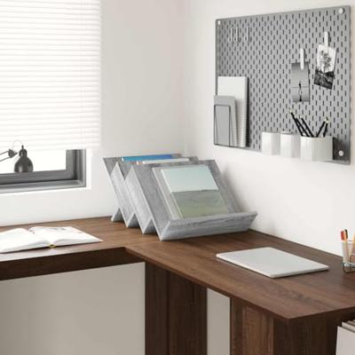 Bijzetkast Grijs Sonoma 57,5 x 40 x 42 cm Bewerkt hout