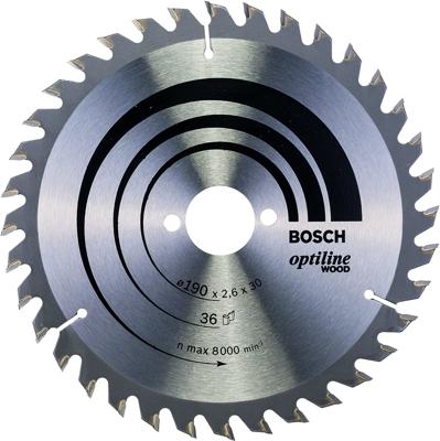 Bosch Professional Cirkelzaagblad PRO Wood | Ø 190 x 2,6 x 30mm 36T - 2608640616 Bosch Professional Cirkelzaagblad PRO Wood | Ø 190 x 2,6 x 30mm 36T - 2608640616