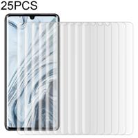 25 PC's voor Xiaomi Mi Note 10 Pro 9H HD 3D Curved Edge Tempered Glass Film (Transparant) - thumbnail