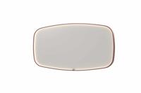 INK SP31 spiegel - 160x4x80cm contour in stalen kader incl dir LED - verwarming - color changing - dimbaar en schakelaar - geborsteld koper 8409884 - thumbnail
