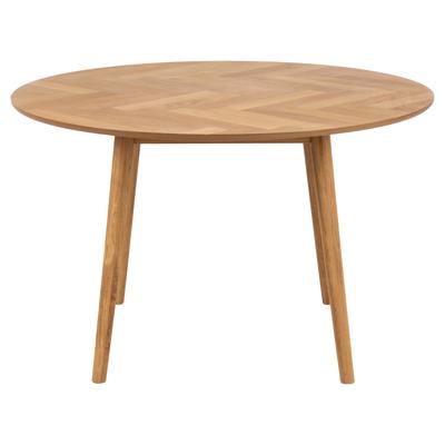 Bendt Ronde Eettafel 'Ebbe' Visgraat, 120cm