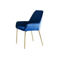 Eetkamerstoel Fiona Blauw - Set van 2 - thumbnail