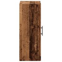 Dressoir 69,5x34x90 cm bewerkt hout oud houtkleurig - thumbnail