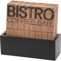 Excellent Houseware Onderzetterset bistro 11,5x4,5x10cm - thumbnail