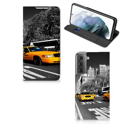Samsung Galaxy S21 FE | Book Cover | New York Taxi Samsung Galaxy S21 FE | Book Cover | New York Taxi