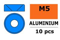 Sluitring M5 "Blauw" voor verzonken schroeven, Aluminium (10st) - thumbnail