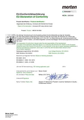 Merten MEG5134-0000 Dimmer (inbouw) Geschikt voor lampen: Gloeilamp, Halogeenlamp, LED-lamp Aluminium