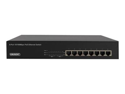Eminent EM4431 8-Port 10/100Mpbs PoE Ehternet Switch Eminent EM4431 8-Port 10/100Mpbs PoE Ehternet Switch
