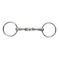 Pagony dubbel gebroken watertrens 14mm zilver maat:11.5cm - thumbnail