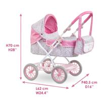 Corolle poppenwagen bloemen voor babypop van 36-42cm - thumbnail