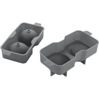 Metaltex IJsblokvormen 6 cm Siliconen/Grijs 2 Stuks - thumbnail