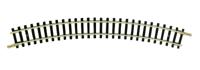 N Fleischmann rails (zonder ballastbed) 22223 Gebogen rails 30 ° 261.8 mm 12 stuk(s) - thumbnail