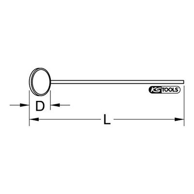 KS Tools 550.1030 Inspectiespiegel