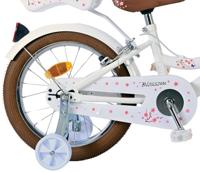 Volare blossom kinderfiets - meisjes - 16 inch - wit - twee handremmen - thumbnail