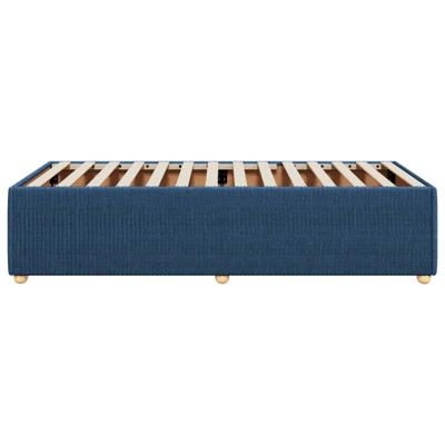 Bedframe zonder matras 120x190 cm stof blauw - thumbnail