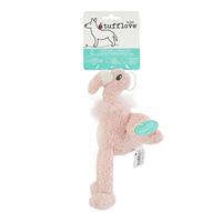 Tufflove Flamingo Medium, stoer hondenspeelgoed, voor middelgrote tot grote honden, roze - thumbnail