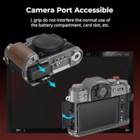 SmallRig Houten L-vormige grip voor Fujifilm X-T50 (charcoal silver) 4736 - thumbnail