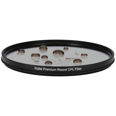 Rollei Premium circulair filter CPL 62 mm (1 stop) - polarisatiefilter met aluminium ring, gemaakt van gorillaglas met speciale coating - afmetingen: 62.mm