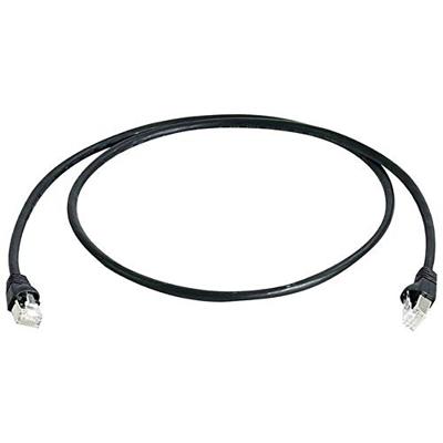 Telegärtner 100009134 RJ45 Netwerkkabel, patchkabel CAT 6A S/FTP 15.00 m Zwart Vlambestendig 15 m