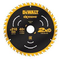 DeWALT Cirkelzaagblad voor Hout | Universeel | Ø 210mm Asgat 30mm 40T - DT20433-QZ - thumbnail