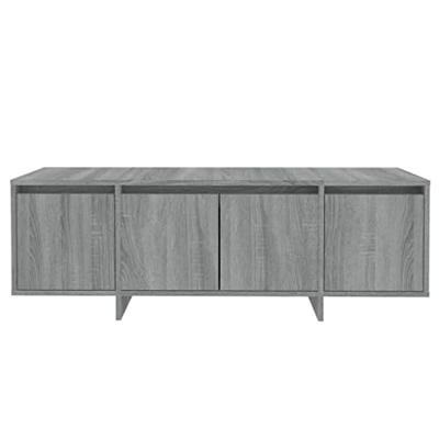 Tv-meubel 120x30x40,5 cm bewerkt hout grijs sonoma eikenkleurig