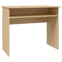 VidaXL Bureau 90x50x74 cm bewerkt hout sonoma eikenkleurig - thumbnail