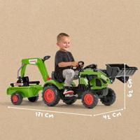 CLAAS Arion 410 pedaal-graaflaadmachine met graafmachine - thumbnail