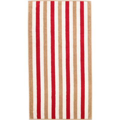 Cawö Cawö Coast Douchelaken rot/natur 70/140