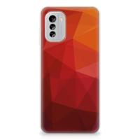 TPU Hoesje voor Nokia G60 Polygon Red - thumbnail