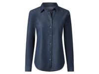 esmara Denim dames blouse (Donkerblauw, 38) - thumbnail