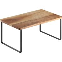 Metaltex York Lava Kruidenrek 1 Etage 19x32x16 cm Acacia Hout/Zwart Metaal - thumbnail