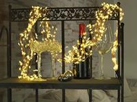 Konstsmide 6371-160 LED-engelenhaar Sterren Warmwit LED Transparant - thumbnail